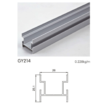 Eloxiertes Aluminium H Spur für Schrank Tür